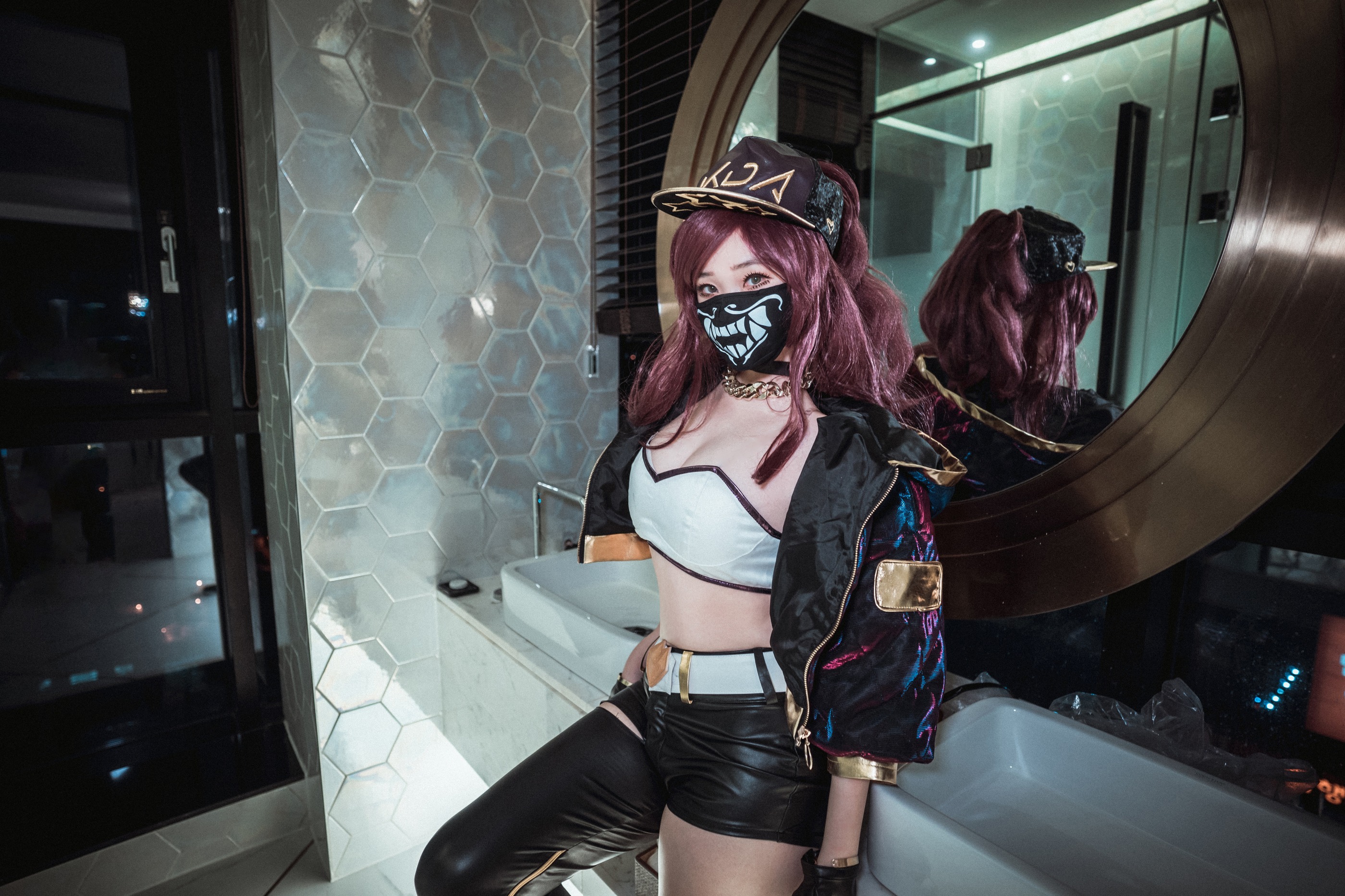 图片[1]-Bambi – NO.009 KDA_Akali [43P]-XikXak